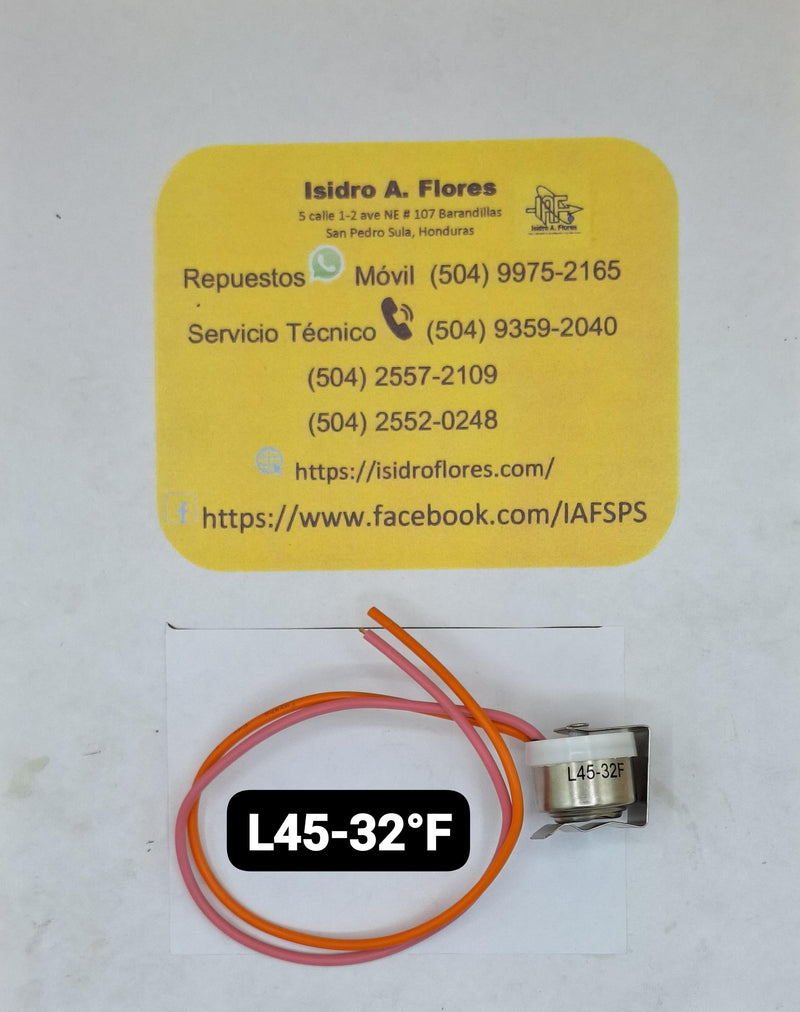 Bimetal metálico de refrigeradora L45-32F sirve Mabe GE