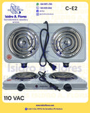 Estufa eléctrica de mesa dos resistencias marca Ecocina 110V