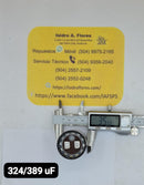 Capacitor arranque,36.5mm Dia,68.5mm Alto,110VAC; 324 -389uF