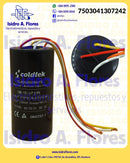 Capacitor Coldtek lavadora dual para lavadora 30uF + 15uF 4 cables