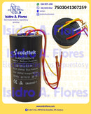 Capacitor de lavadora Coldtek dual para lavadora 32uF + 15uF 3 cables