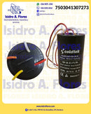 Capacitor Coldtek  dual para lavadora 39uF + 20.8uF 4 cables