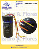 Capacitor Coldtek  dual para lavadora 40uF + 15uF 4 cables