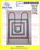 Resistencia para horno de  azar (broil) marca Choice sirve Frigidaire