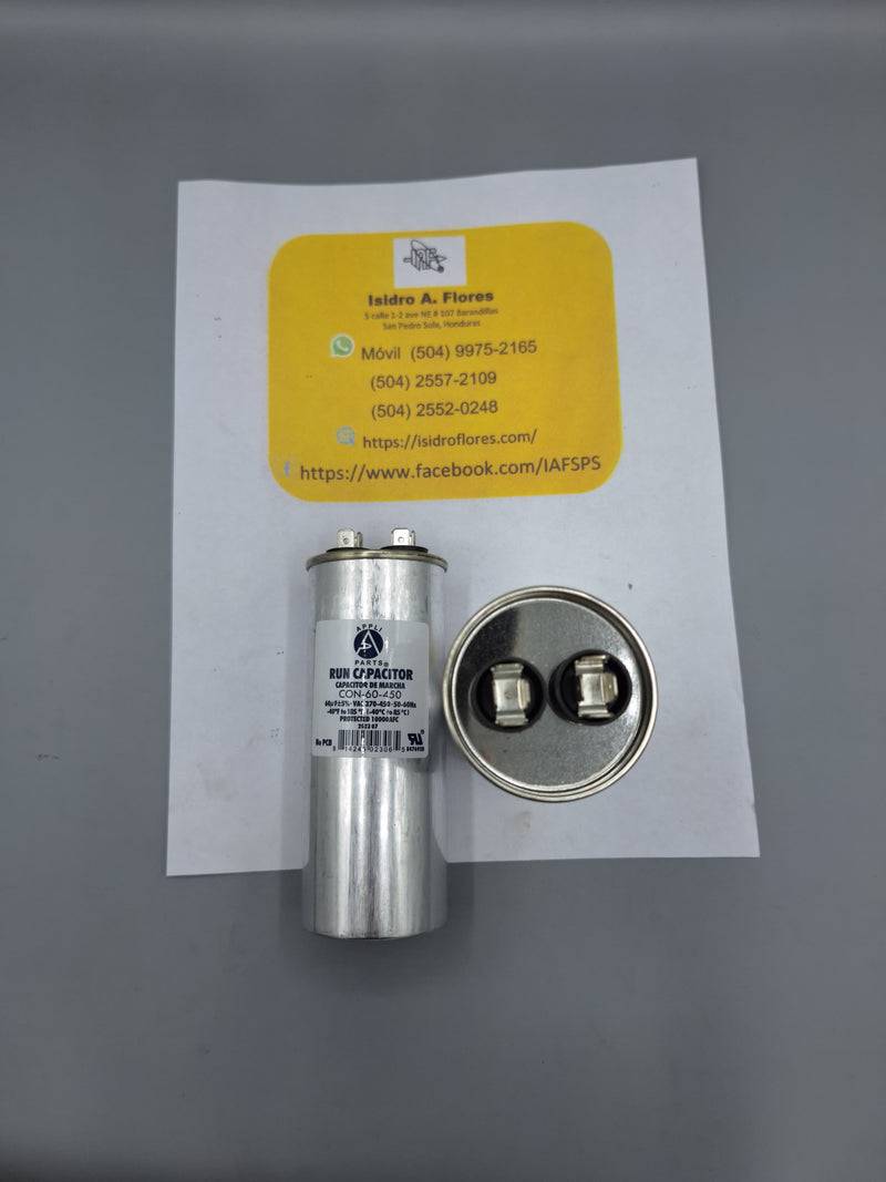 Capacitor Appli Part  60 MFD 370-450v para minisplit