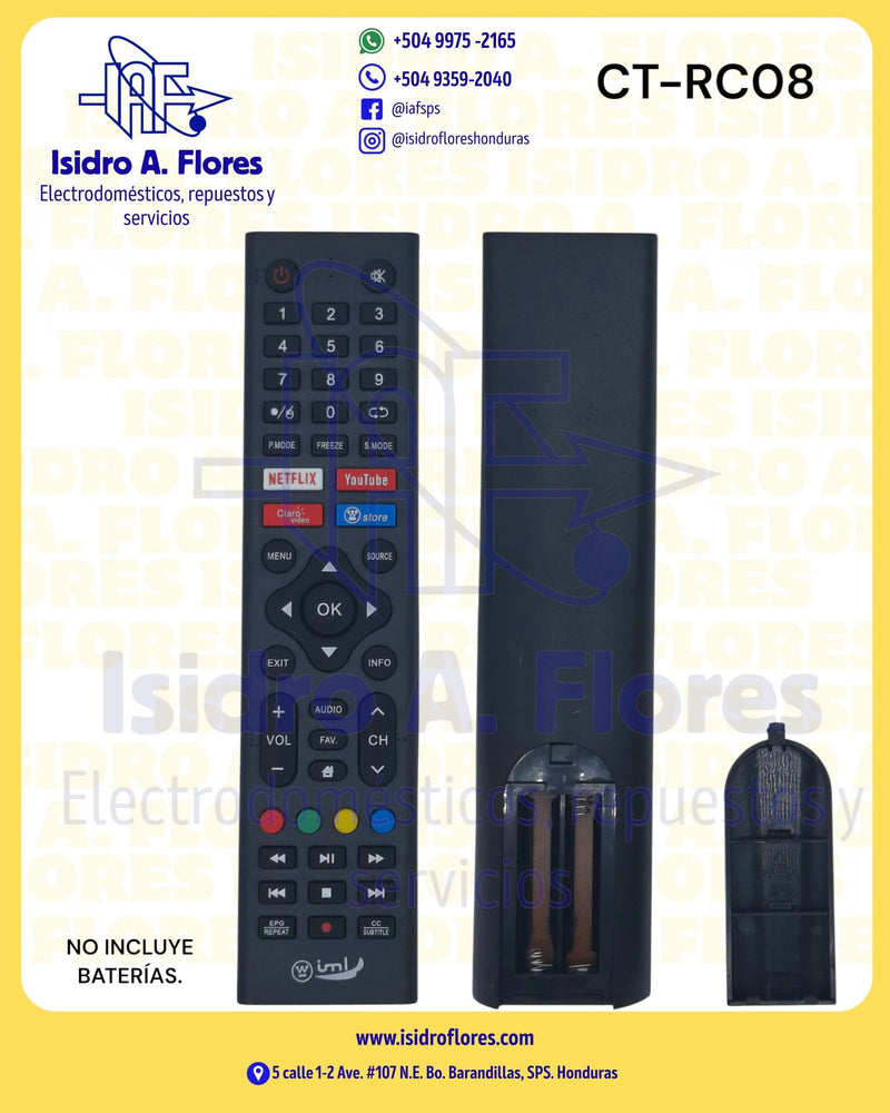 Control remoto para  TV RCA Smart