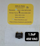 Capacitor trabajo Aire Acondicionado  y Mini split 1.5uF+5% 450V