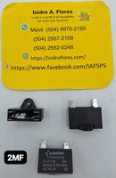 Capacitor Trabajo Aire Acondicionado, 4 Pins, 2uF, 450V