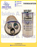Capacitor trabajo 3 postes, aluminio 50uF + 6uF &nbsp;370V Coldtek &nbsp; &nbsp;