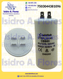 Capacitor trabajo plástico, 45uF, 250VAC, lavadora y bomba Coldtek