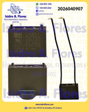 Capacitor de trabajo de ventilador Cuadrado, 7uF, 250V marca BM