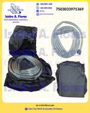 Cubierta minisplit Coldtek  2-3 toneladas longitud 120 Cm con desague