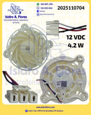 Motor evaporador 12V 2.5W 15Cm para refrigerador Samsung