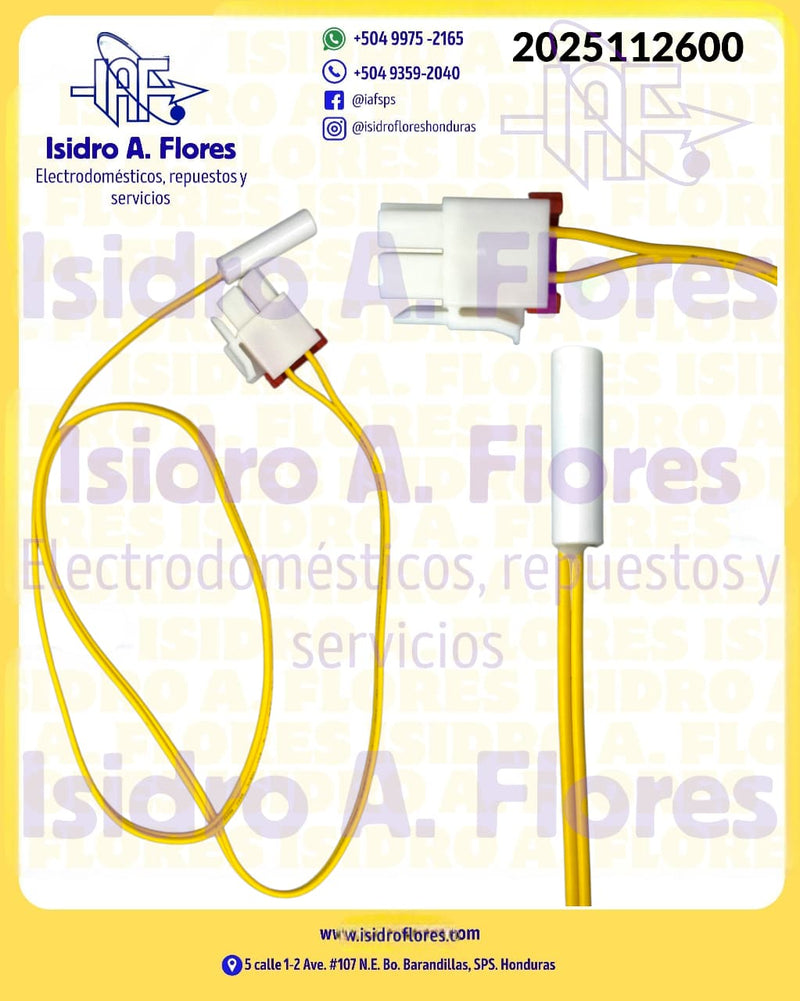 Sensor descongelamiento amarillo refrigeradora Samsung  genérico