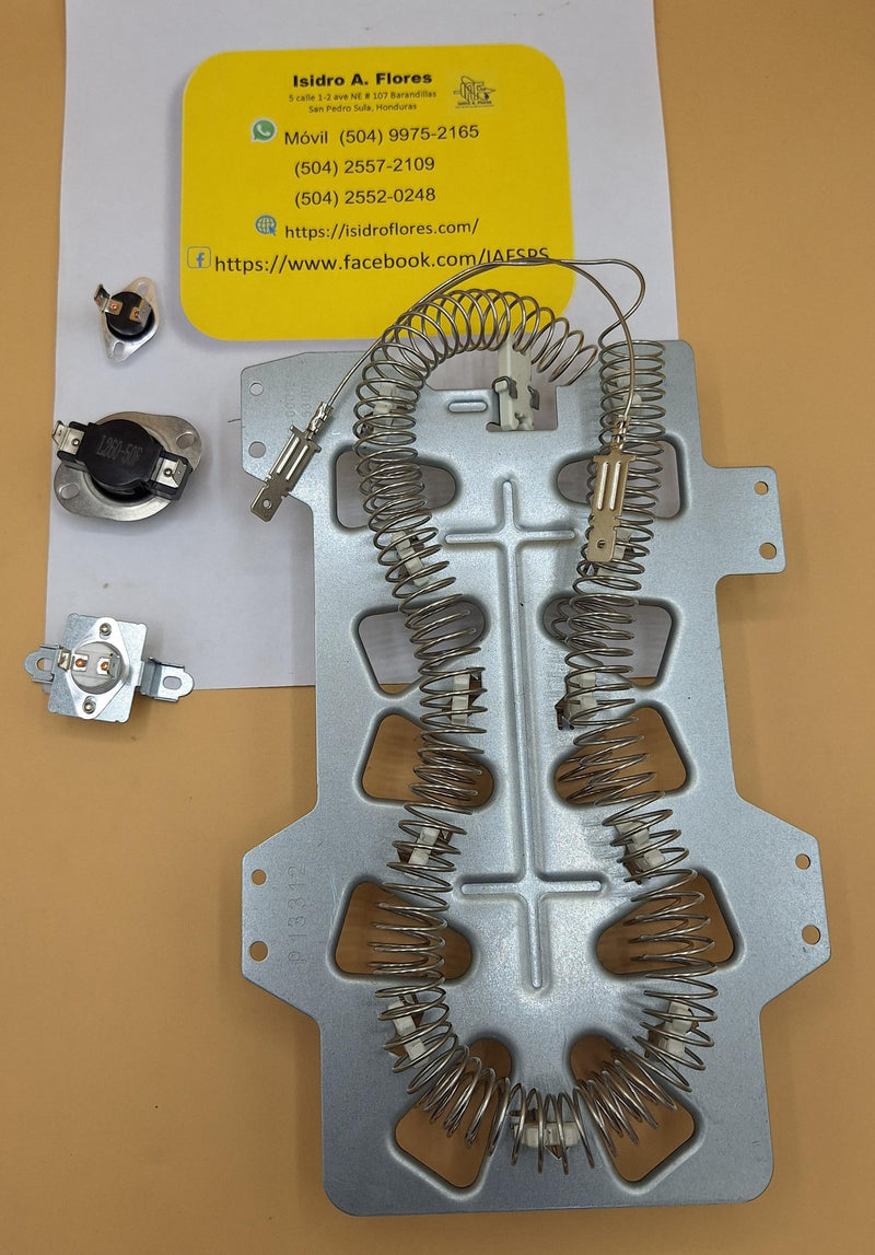 Resistencia secadora Appli /Samsung incluye térmicos 185,160,260°