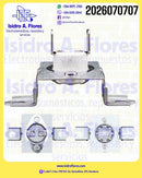 Térmico de secadora 320°F  ó 160C  sirve LG, Samsung y Whirlpool