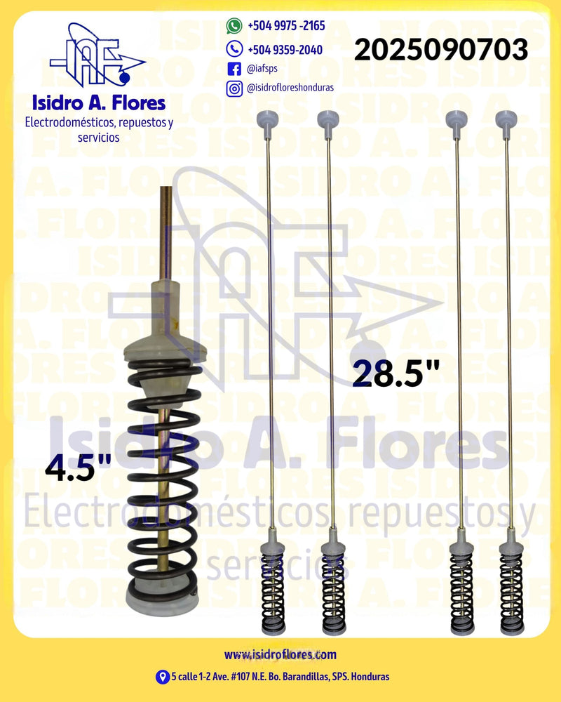 Kit de suspensión 28.5" ó  72CM kit 4 piezas sirve Samsung