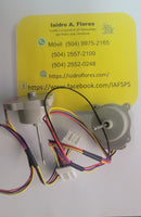 Motor evaporador electrónico de refrigeradora  LG DC 12V  1A, 4 cables