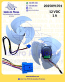 motor condensador de refrigeradora LG incluye aspa 12V