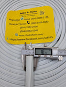 Empaque perfil ceja larga  blanca rollo apróximadamente 12m 25D309