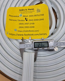 Empaque perfil arpón grueso doble aleta blanca 8 metros apróximados