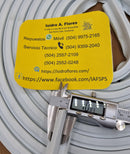 Empaque perfil arpón grueso doble aleta blanca 8 metros apróximados