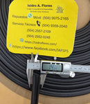 Empaque perfil ala de vampiro 2, color negro, rollo 12M  apróximados