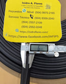 Empaque perfil ala de vampiro 2, color negro, rollo 12M  apróximados