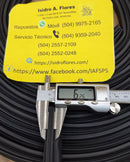 Empaque perfíl ala de vampiro 3, color negro, rollo 12m  apróximados