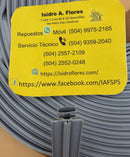 Empaque perfil arpón gris, cámaras frías, congelación,12 M apróximados