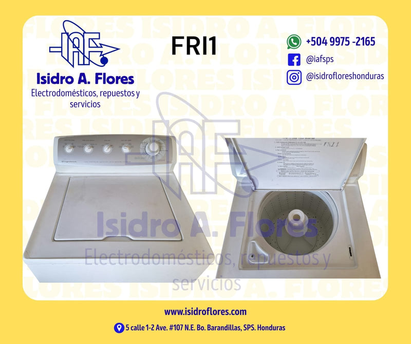 Lavadora Frigidaire Gallery  mecánica 4 perillas