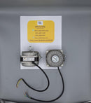Motor condensador Gen Pro  vitrina 10w  115v con base y aspa