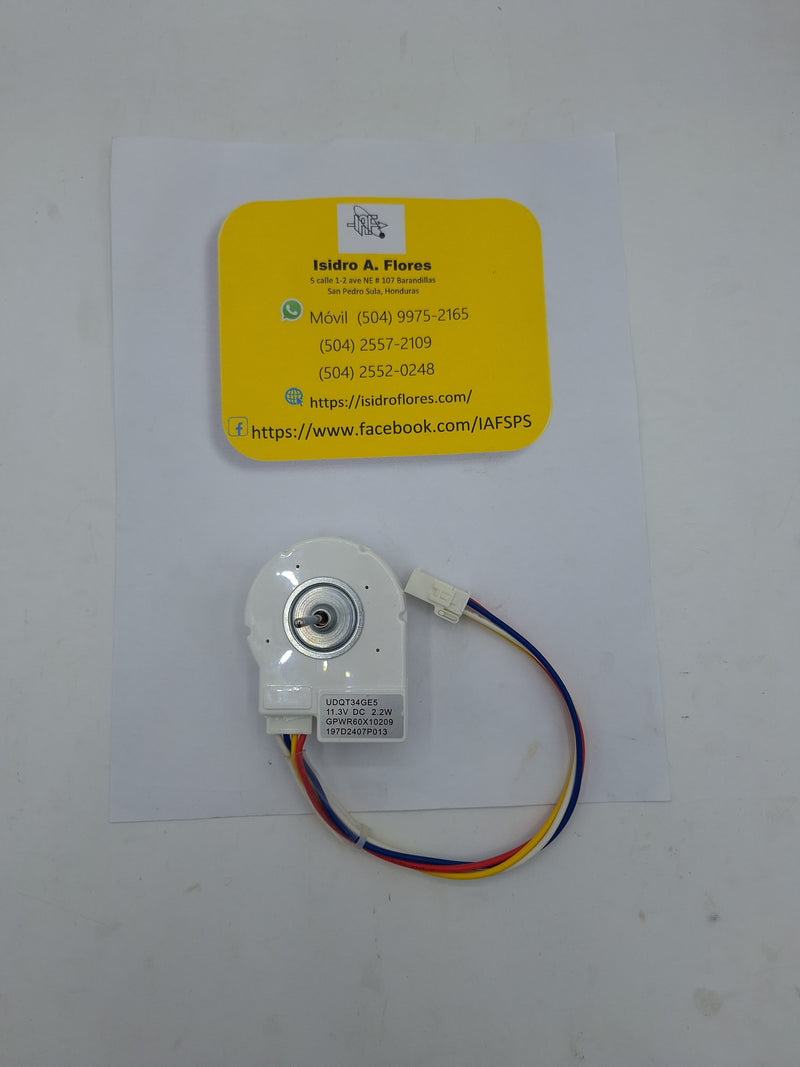 Motor condensador  Genpro para refrigeradora GE 11.3V DC 2.2W