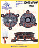Motor evaporador 12V DC , 0.171A  marca Nidec sirve Frigidaire