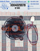 Motor evaporador 12VDC 0.171A triple cable sirve Frigidaire