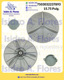 Impulsor lavadora WMP sirve  Frigidaire, diametro 400mm, 11 dientes.