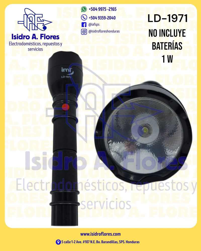 Lampara o foco de mano Led  de bateria marca IML