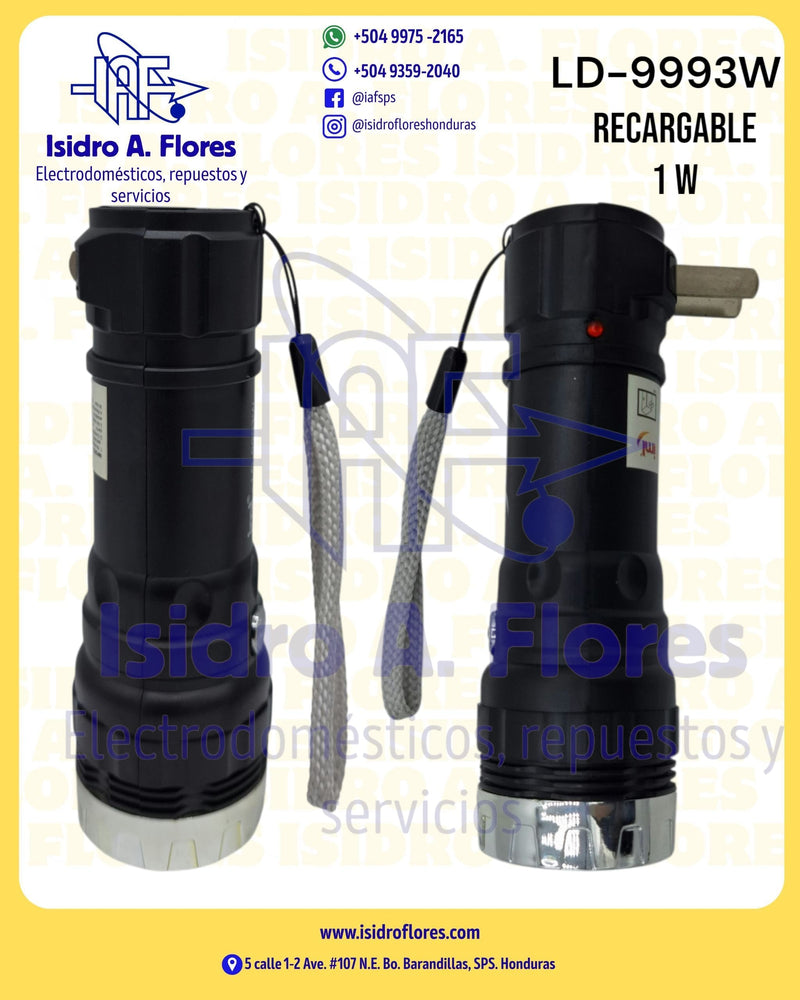 Lampara de mano Led recargable 1W marca IML