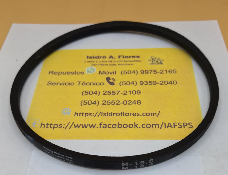 Banda lavadora, sirve varias marcas,  longitud 495 mm