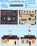 Switch infinito estufa eléctrica  Robertshaw 240 V - 15 A 5502-448M