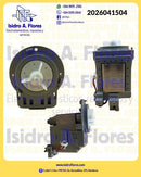 Bomba solo motor, genérico 85W sirve lavadora  Whirlpool digital