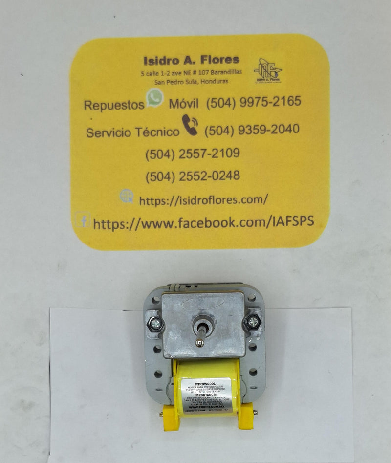 Motor evaporador Coldtek genérico, sirve para Daewoo, flecha gruesa
