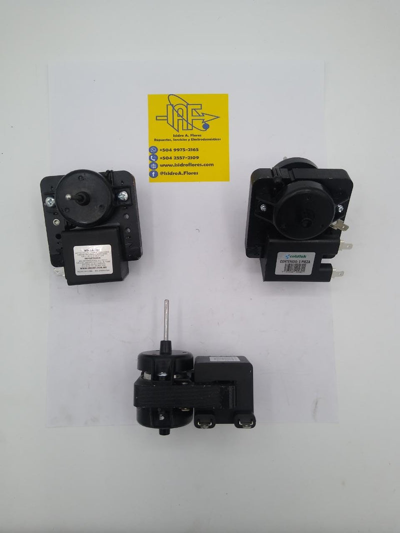Motor evaporador eje delgado sirve refrigeradora Mabe GE Coldtek