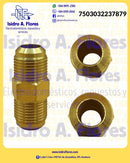 Adaptador niple union tipo Flare 5/8" Coldtek