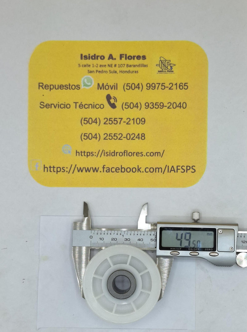 Rodo o polea tensora de secadora genérica para LG