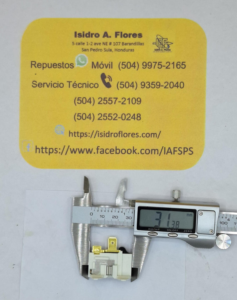 Protector térmico universal PTC para refrigeración, terminal al centro
