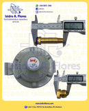 Regulador de gas LP Modelo QC-17 1.0m3 /h  marca IML con adaptador