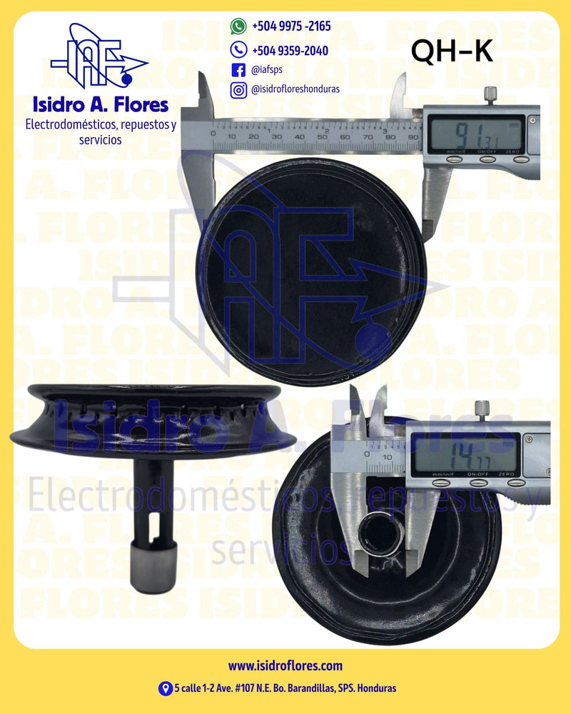 Quemador de estufa de gas de hierro Kila para Mabe