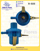Regulador de gas azul celeste un clip IML-505