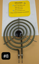 Resistencia de estufa eléctrica